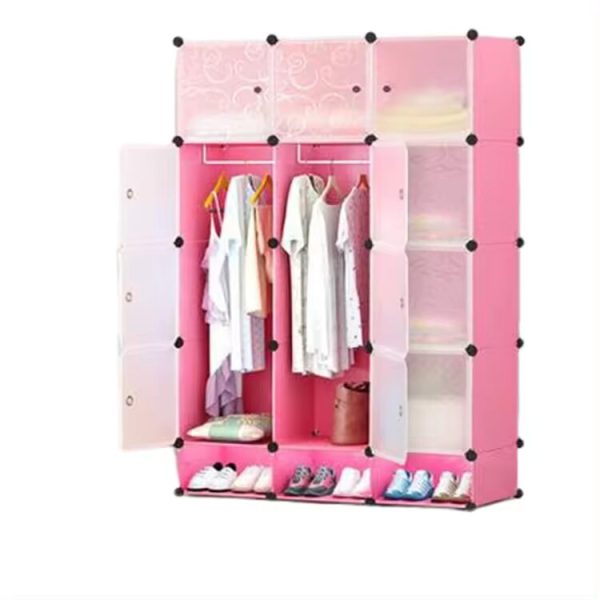 DIY 12 Cubes Plastic Wardrobe