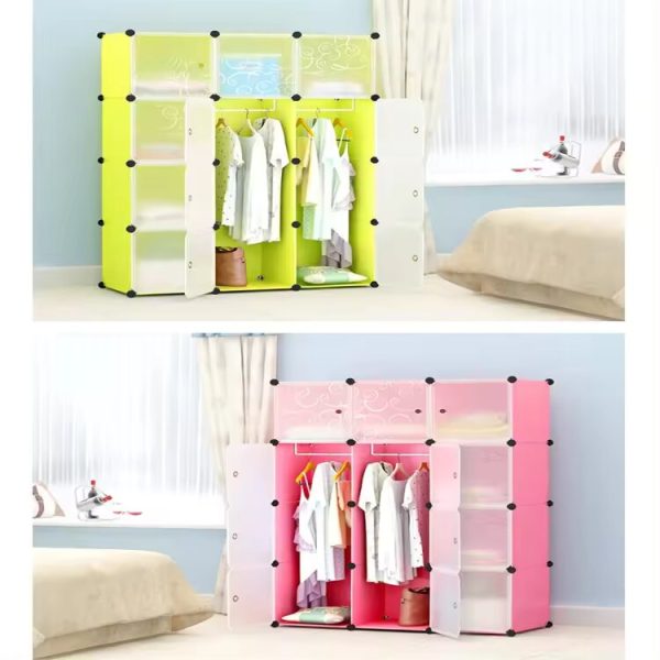 DIY 12 Cubes Plastic Wardrobe - Image 8