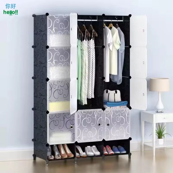 DIY 12 Cubes Plastic Wardrobe - Image 3