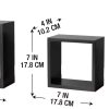 Yellow Square Wall Shelf - Image 3