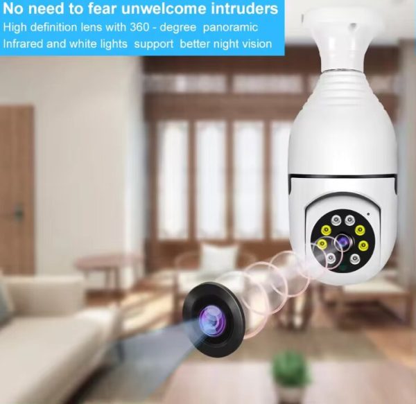 360 Wireless Surveillance  Bulb Camera - Image 5