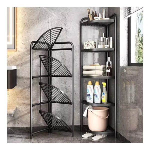 5 - Tier Metal Corner Storage Rack