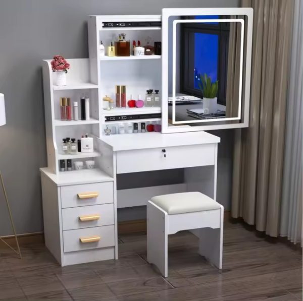 Vanity Dresser with LED light (make-up table)