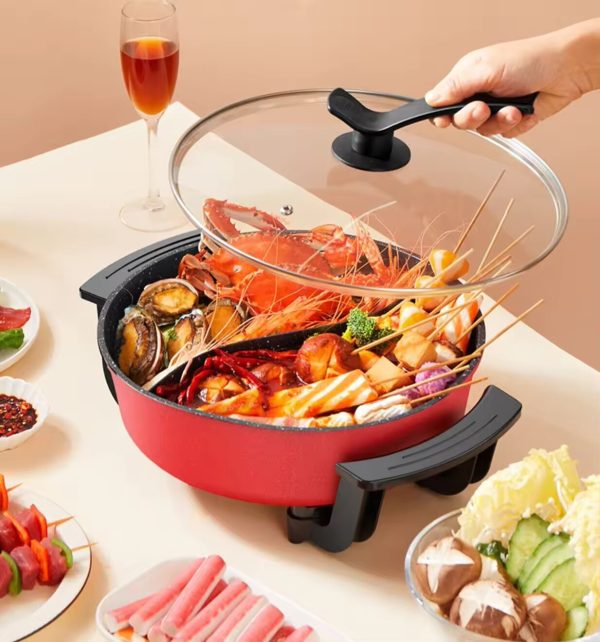 New Style Multi Function Adjustable Electric Hot Pot - Image 3