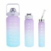 3 IN 1 Water Bottles with Straw and Handle - Image 2