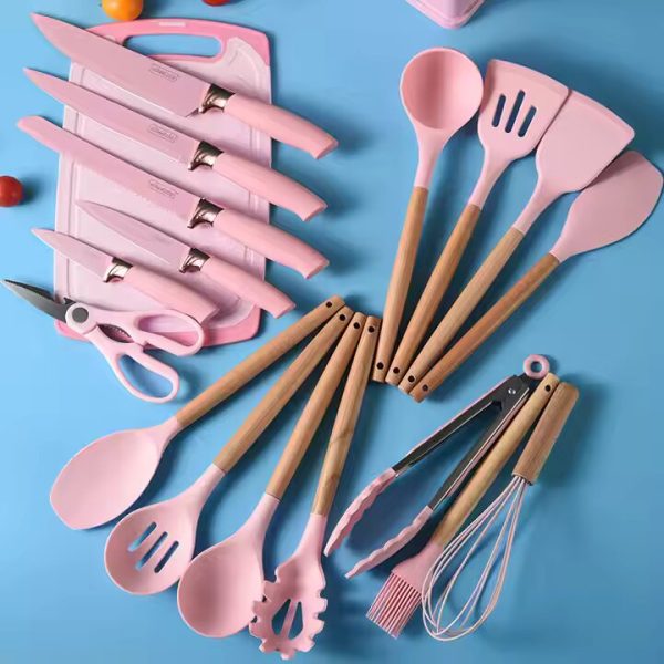 19 Pcs Set Silicone Kitchenware - Image 2