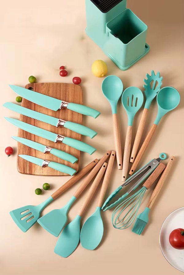 19 Pcs Set Silicone Kitchenware - Image 3