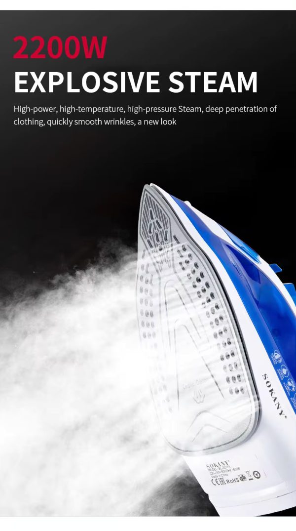 Sokany Steam Iron - Image 2