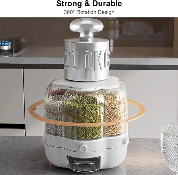 360° Rotating Dry Cereal Dispenser - Image 6