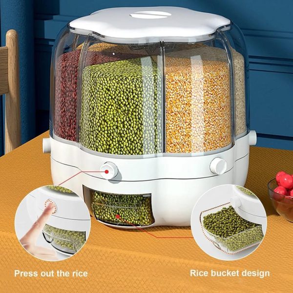 360° Rotating Dry Cereal Dispenser - Image 4