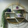 Round Metallic Shelf - GOLD - Image 2