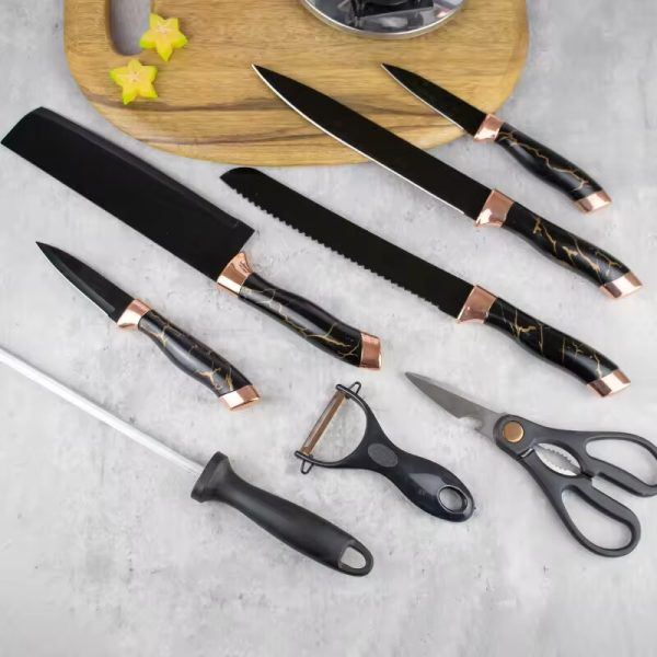 9 Pcs Kitchen Knife Set - Image 5