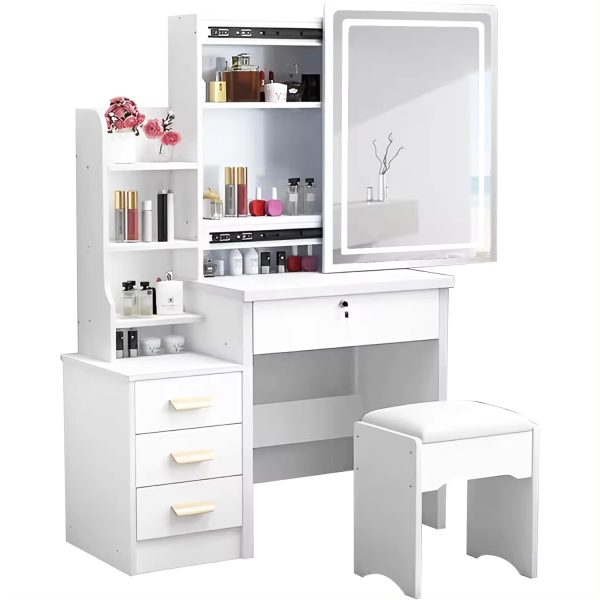 Vanity Dresser with LED light (make-up table) - Image 2