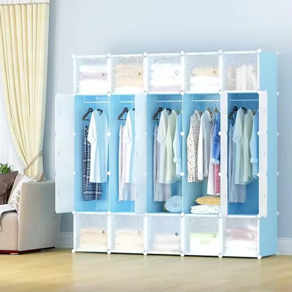 DIY 25 Cubes Plastic Wardrobe - Image 4