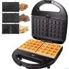 RAF 3-in-1 Electric Sandwich Maker - Panini Press, Grill, and Waffle Maker - Image 3