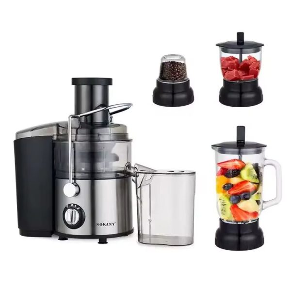 SOKANY 4 in 1 Stainless Steel Juicer - Image 2