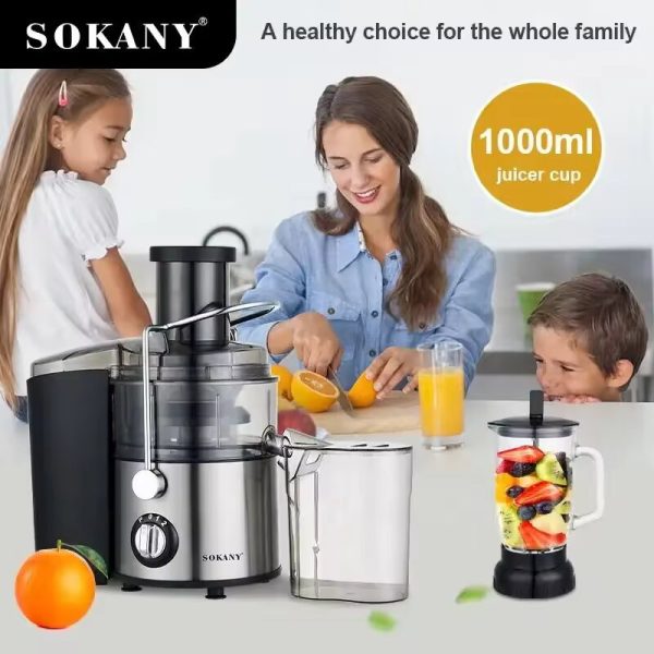 SOKANY 4 in 1 Stainless Steel Juicer - Image 6