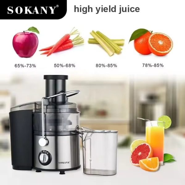 SOKANY 4 in 1 Stainless Steel Juicer - Image 5