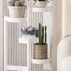 4 Tier Multifunctional White Flower Pot Stand - Image 2