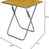 Steel/Wooden Foldable Table - - Image 4