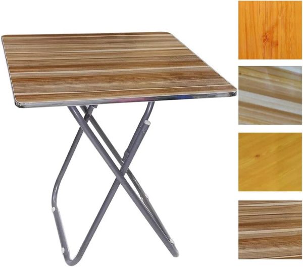 Steel/Wooden Foldable Table - - Image 3