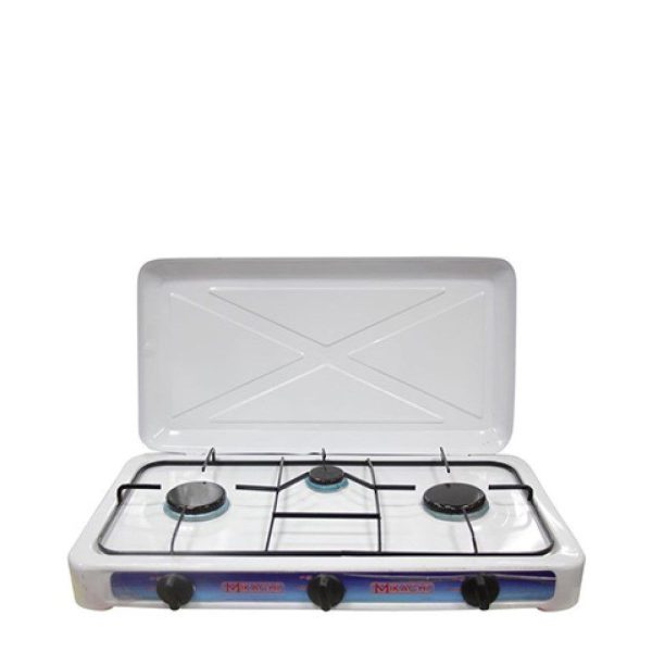 MIKACHI 3 Burner Table Top Gas Stove