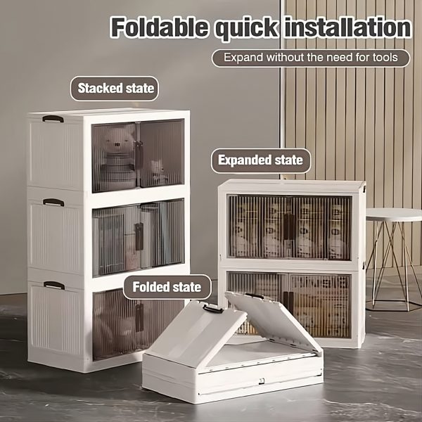 5 Tier Plastic Storage Cabinet - Image 5