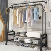 Double Pole Hanger (with Double Shoe Rack) - Image 2