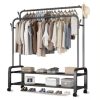 Double Pole Hanger (with Double Shoe Rack)