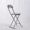 Steel/Wooden Foldable Chair with backrest - Image 2