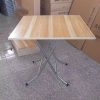 Steel/Wooden Foldable Table - - Image 5