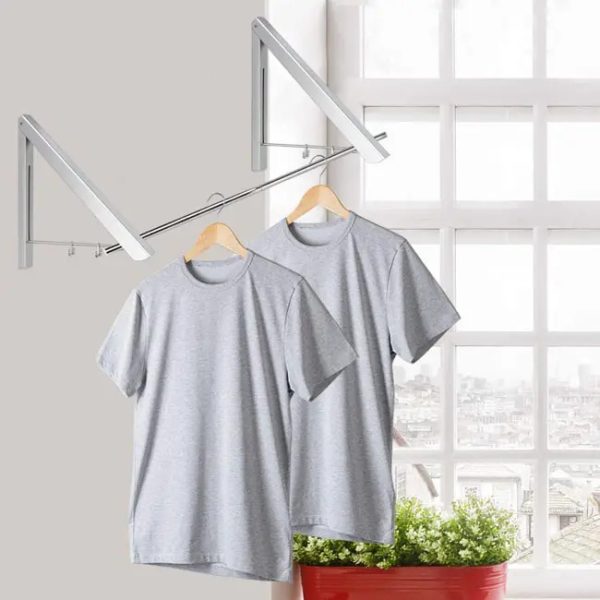 Folding Wall Coat & Clothes Rack - Image 3
