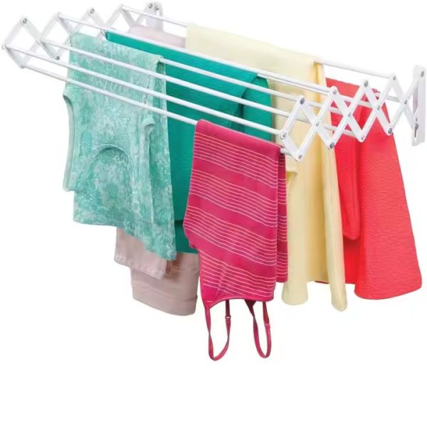 Extensible Wall Mounted Clothes Drying Rack - Image 2