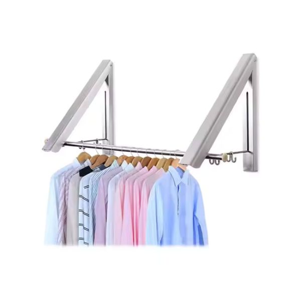 Folding Wall Coat & Clothes Rack - Image 2
