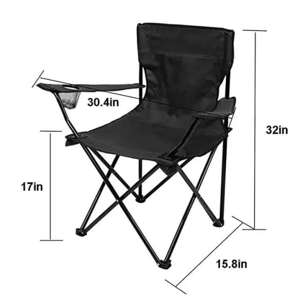 Portable Folding Outdoor Beach & Camping Chair – Lightweight and Durable - Image 6