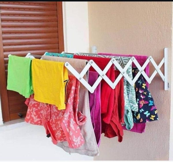 Extensible Wall Mounted Clothes Drying Rack