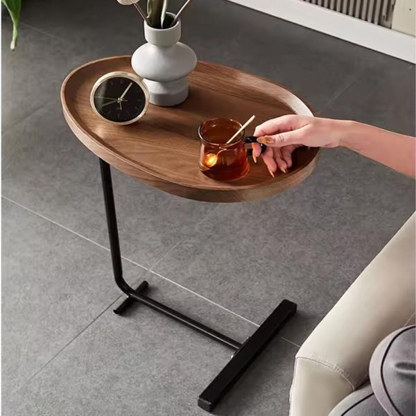 Modern Foldable Wooden Coffee Table – Stylish Living Room Side Table - Image 7