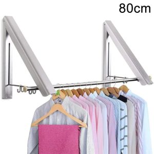 Folding Wall Coat & Clothes Rack