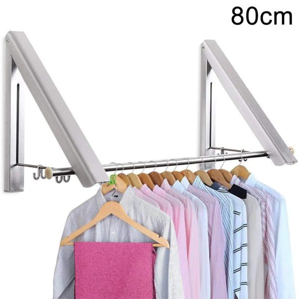 Folding Wall Coat & Clothes Rack